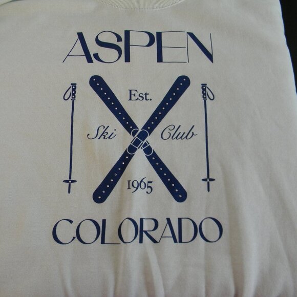 Truself Mint Green Sweatshirt Aspen Colorado Sz 2X NWT - Picture 4 of 4